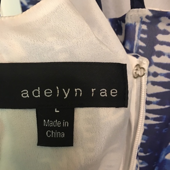 Blue patterned summer maxi dress - Picture 3 of 3